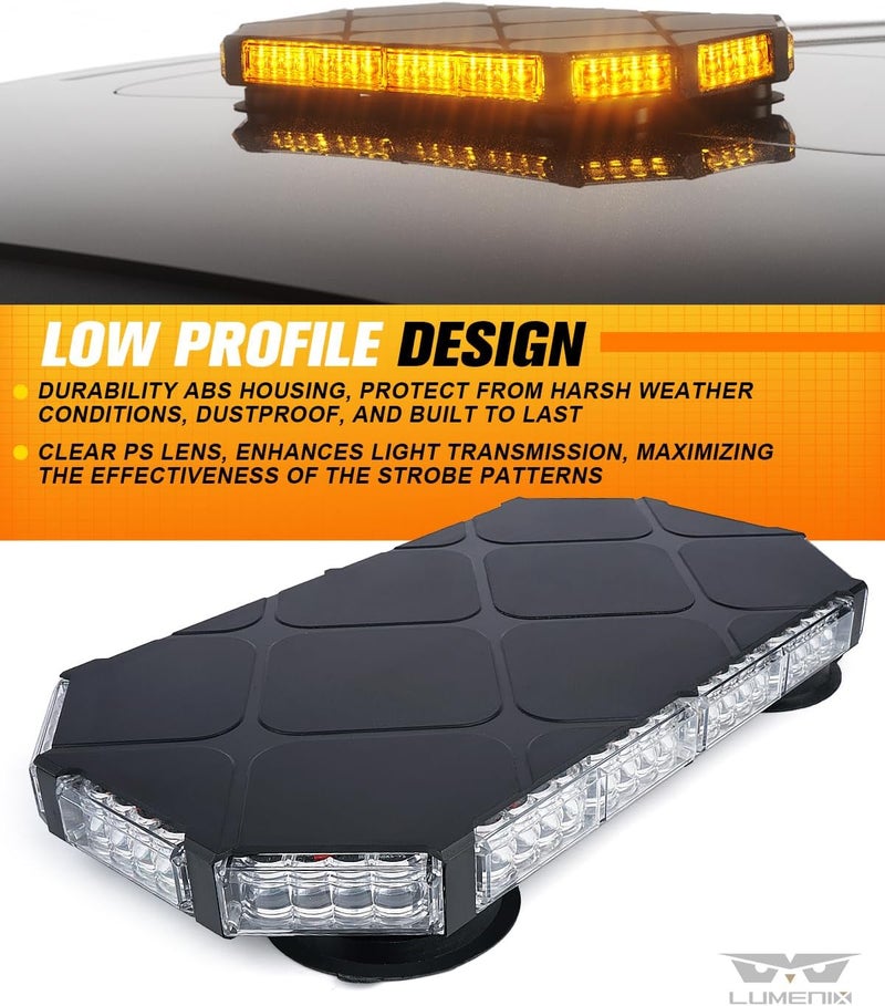 LUMENIX 56 مصابيح سطوع سطحي LED للإشارات التحذيرية الطارئة - Image 3